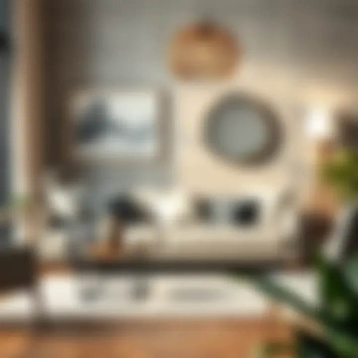 Harmonious Decor with Sofa Complementary decor elements with light gray cream sofa