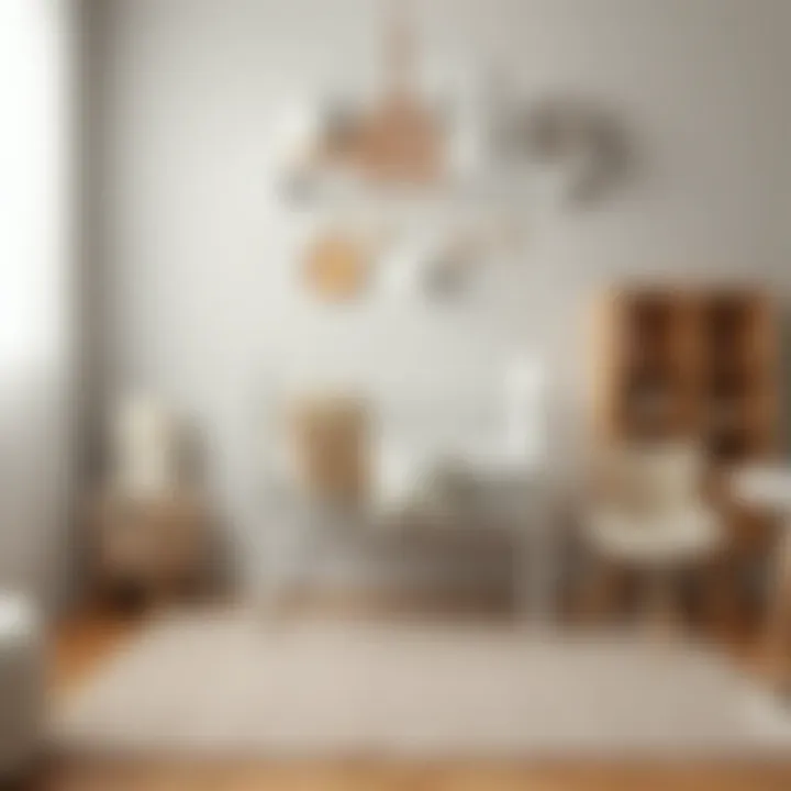 Decorating a children's room with a playpen cradle
