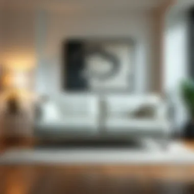 Modern iron sofa featuring sleek lines and minimalistic style