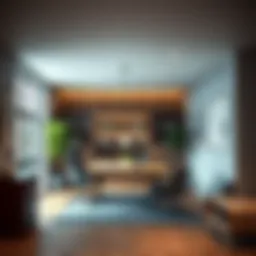 A modern design workspace showcasing functionality and aesthetics