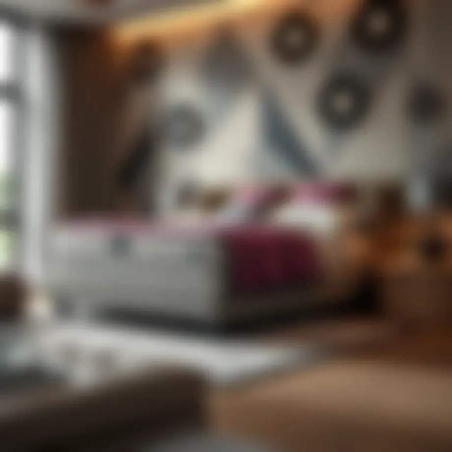 Elegant double mattress showcasing comfort and design