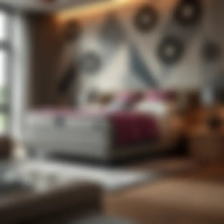 The Essence of Comfort in Double Mattresses Elegant double mattress showcasing comfort and design