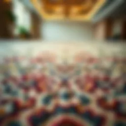 Stylish double-sided carpet showcasing intricate patterns