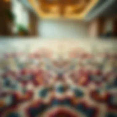 Stylish double-sided carpet showcasing intricate patterns