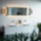 Elegant double sink design showcasing sleek lines and modern aesthetic