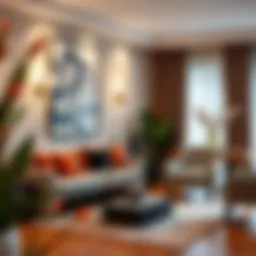 Elegant accessorized dresuar for modern interiors