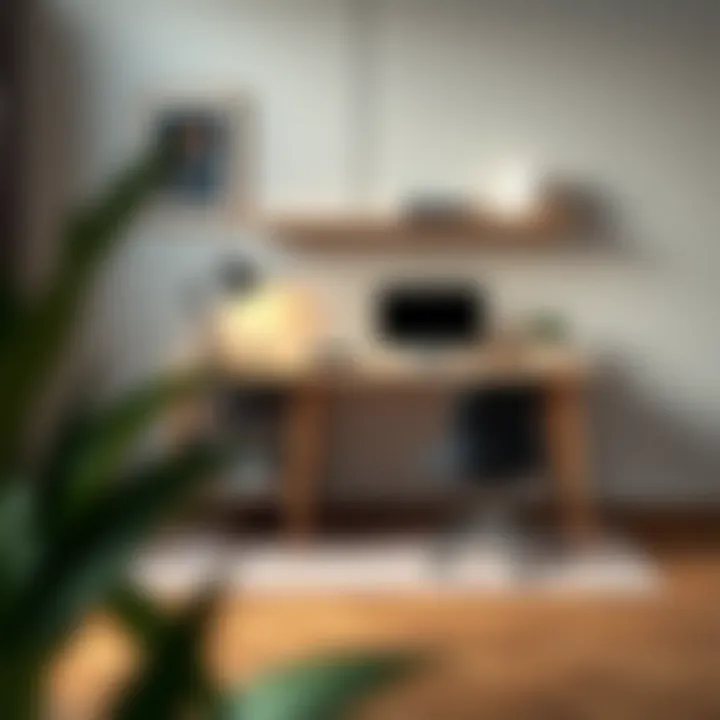 Functional Dual-Purpose Desk Functional dual-purpose desk combining work and beauty elements