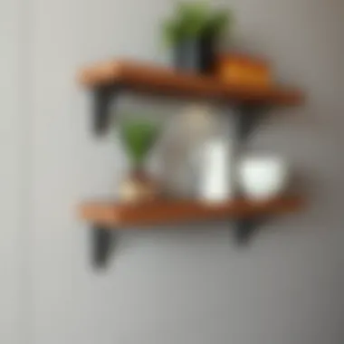 Innovative shelf bracket designs in various styles