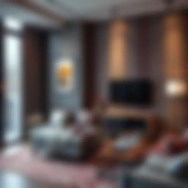 Decorative wall mounts enhancing interior design