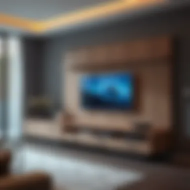 Innovative Design with Integrated Storage Innovative TV unit design with integrated storage solutions