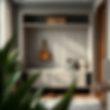 Eco-friendly materials used in a chic bag storage solution