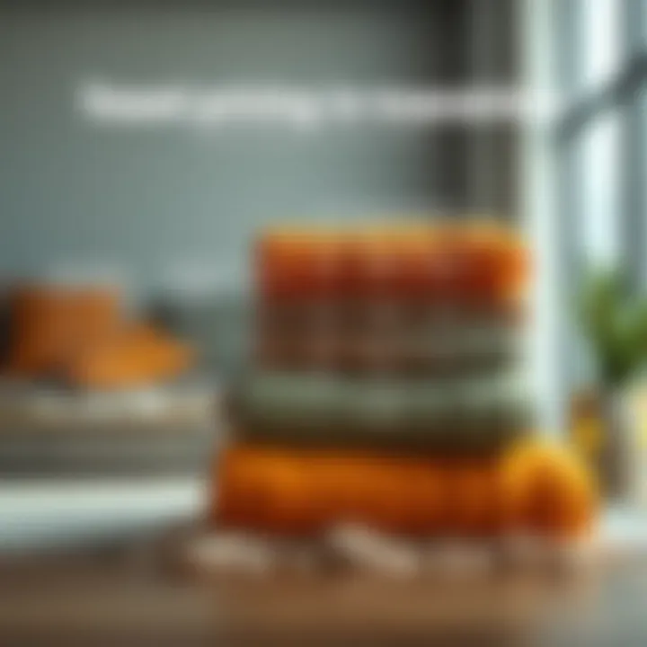 Brand Comparison in Towel Pricing Comparison chart of various towel brands and their pricing