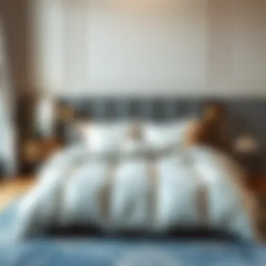 Elegant interior showcasing a double goose down duvet