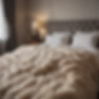 Luxurious Elenore Wool Duvet Luxurious Elenore wool duvet on a stylish bed