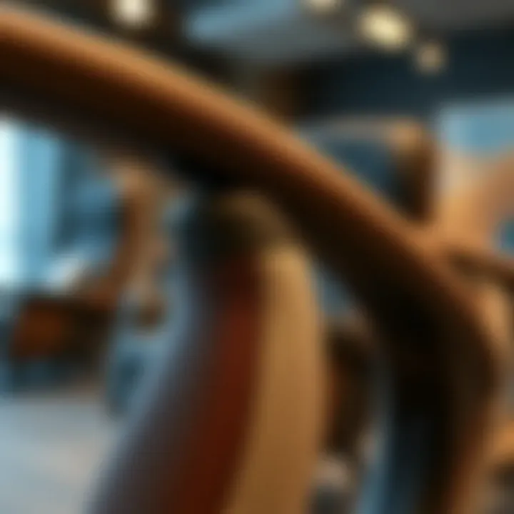 Close-up on Ergonomic Chair Comfort Features Detailed view of chair materials and comfort features