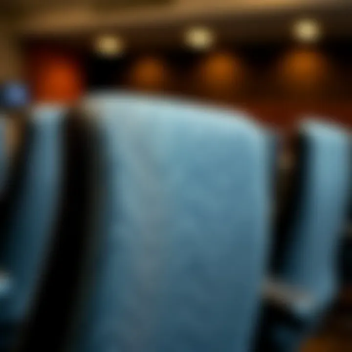 Close-up view of the material used in ergonomic chairs for comfort