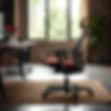 An ergonomic office chair designed for optimal lumbar support