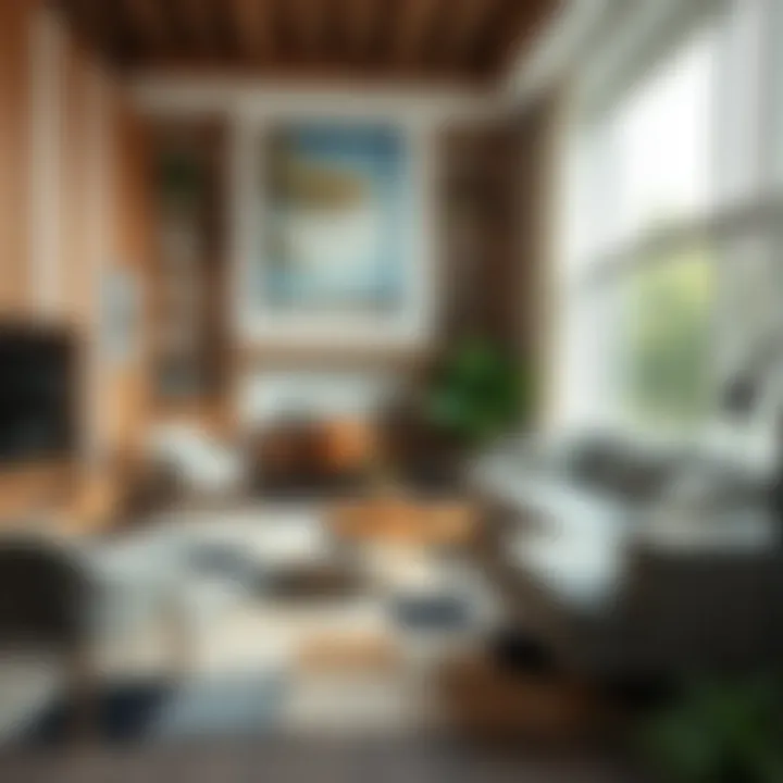 Versatile Applications of Patchwork Rugs in Interior Design An interior showcasing the versatility of patchwork rugs in various styles