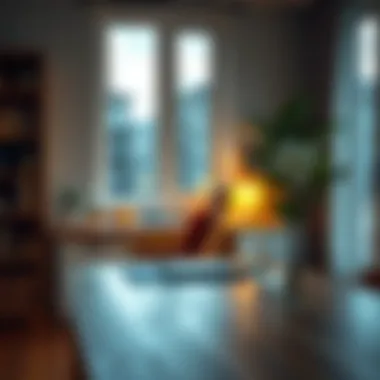 Creative desk design in a cozy environment