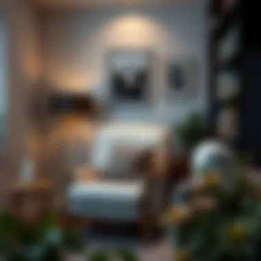 Cozy Cinema Chair in Stylish Corner Cozy corner with a cinema chair and decor