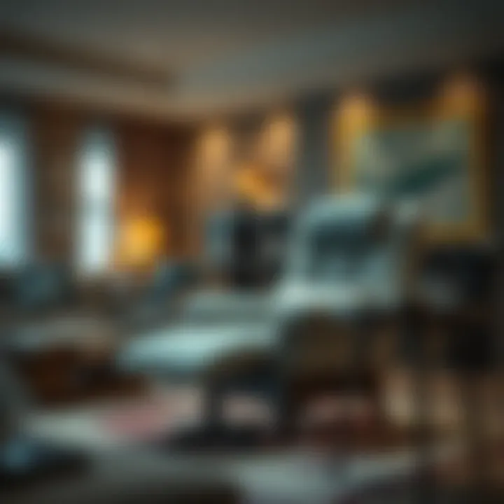 Luxurious Reclining Chair in Living Room Luxurious reclining chair in a stylish living room