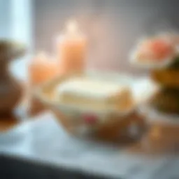 Elegant floral soap dish design