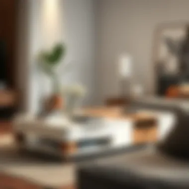 Versatility Meets Style: A Multi-functional Coffee Table Versatile coffee table with storage options and unique style