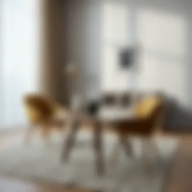 Functional Elegance: Four-Legged Tables in Multi-Purpose Spaces Functional four-legged tables in multi-purpose living spaces