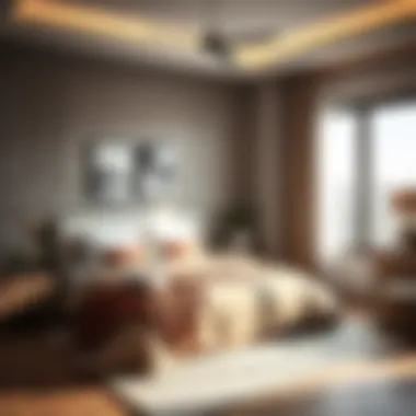 Charming Bedroom Ambiance Inviting bedroom showcasing contemporary decor