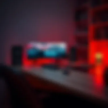 Functionality: The Importance of Cable Management Gaming desk with built-in cable management