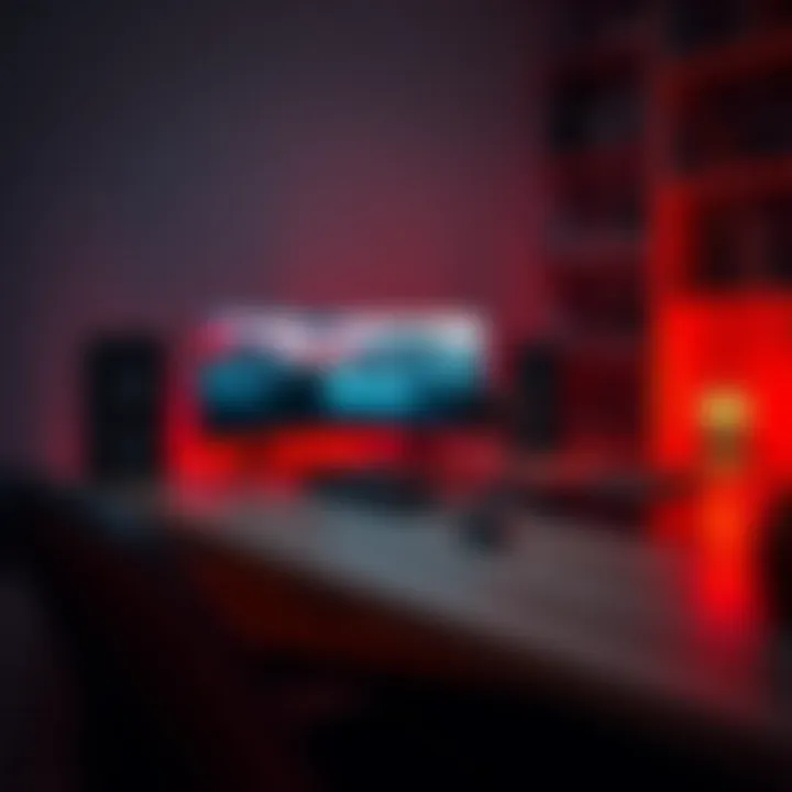 Functionality: The Importance of Cable Management Gaming desk with built-in cable management