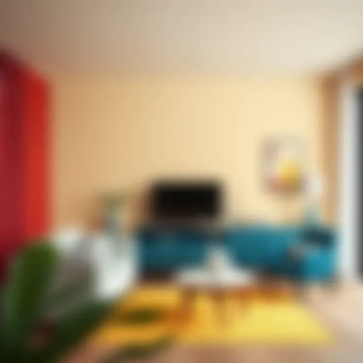 Vibrant Color Palette for Young Male Spaces A color palette suitable for a young male's space, featuring vibrant tones