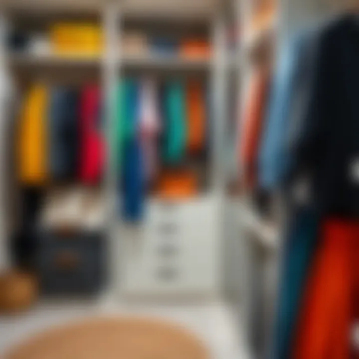 Color-Coded Clothing for a Visually Appealing Closet Color-coded clothing for visual appeal