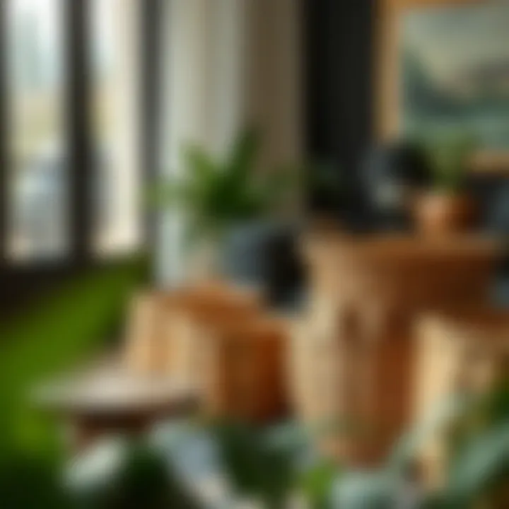 Using Wicker Baskets Across Different Interior Styles Various styles of wicker baskets enhancing diverse interior themes