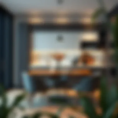 Stylish Heniver Table Set in Contemporary Kitchen Stylish Heniver table set in a contemporary kitchen