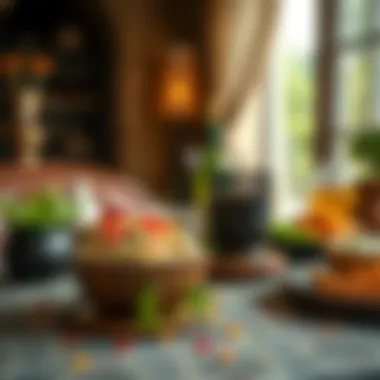 Healthy options for iftar featuring fresh ingredients