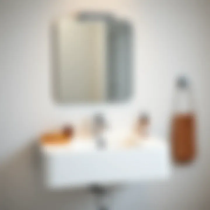 Installation techniques for a 90 cm bathroom sink