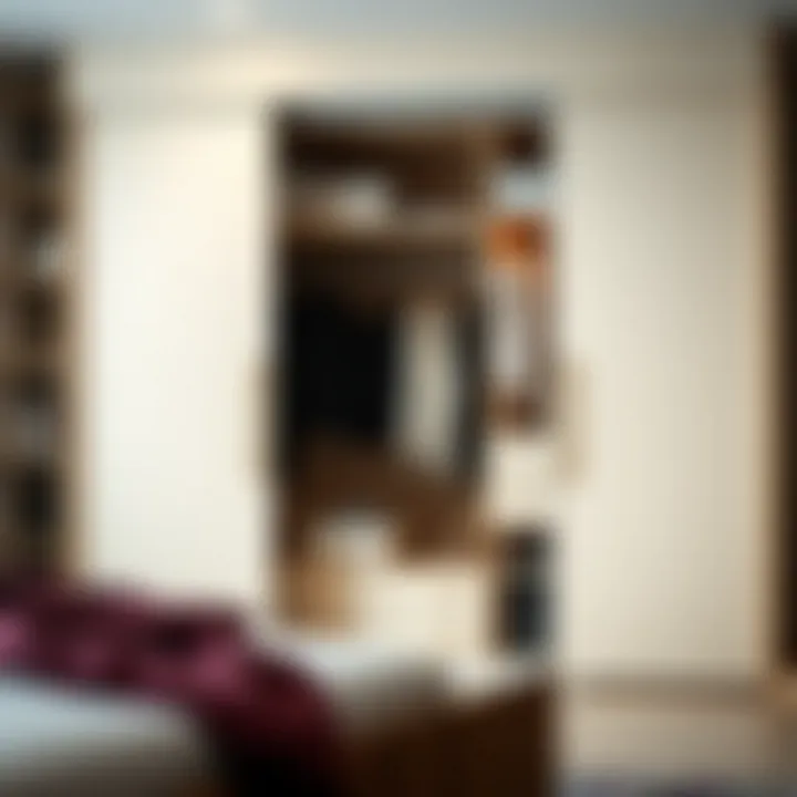 Efficient Storage Solutions Interior organization of a sliding wardrobe with efficient storage solutions