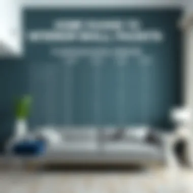 Chart illustrating price ranges of different types of interior wall paints