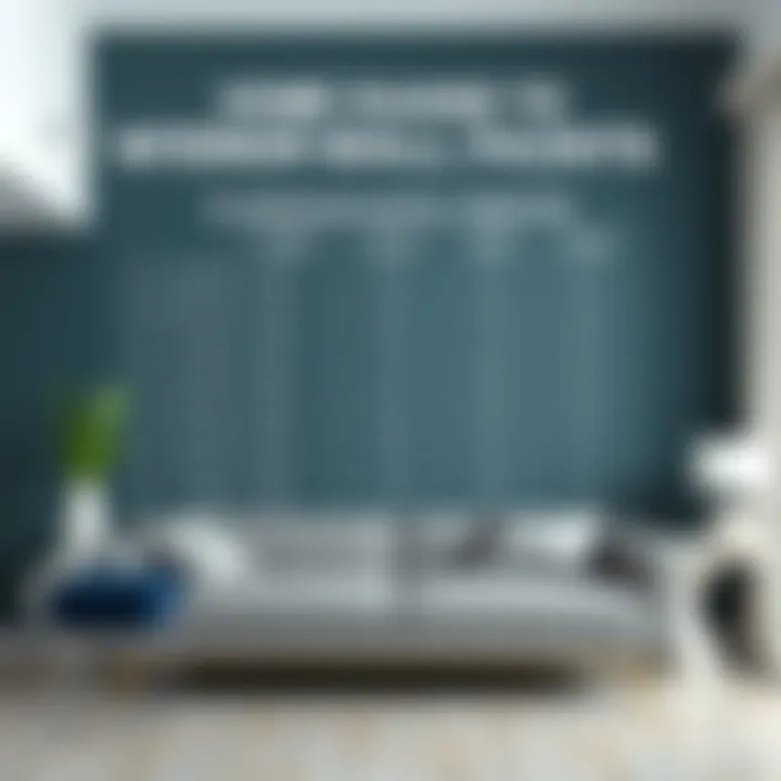 Chart illustrating price ranges of different types of interior wall paints