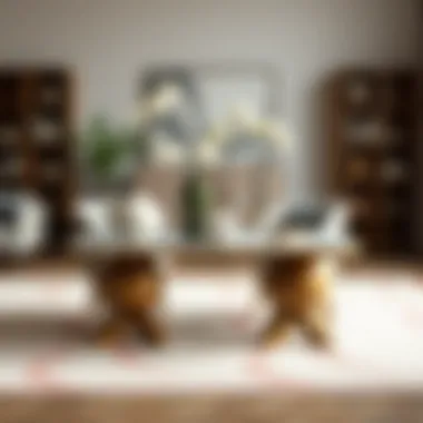 Decorative Arrangement with Istikbal Zigon Table