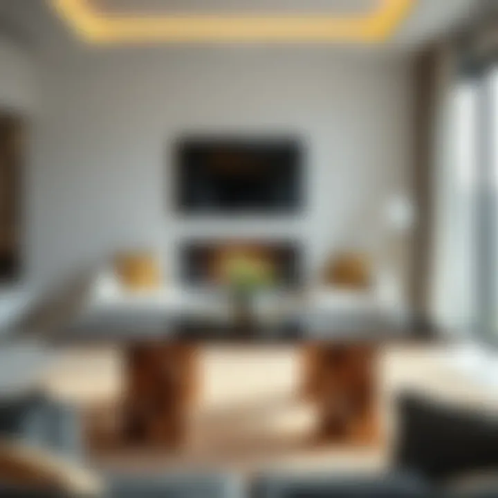 Stylish Istikbal Zigon Table in Modern Living Room