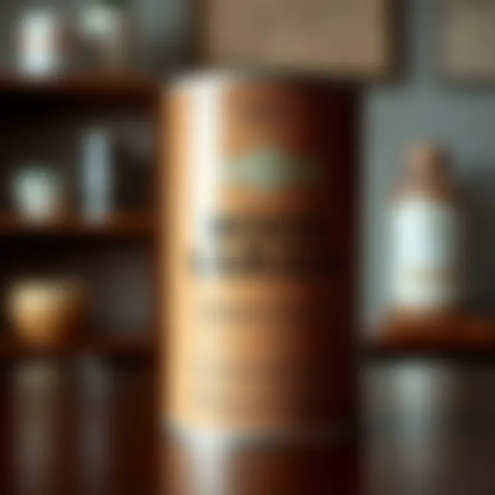 High-Quality Wood Varnish Can Close-up of a high-quality wood varnish can