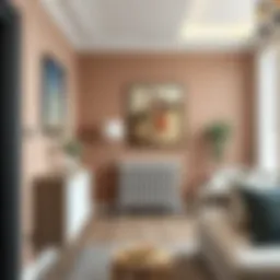 Elegant radiator bracket design enhancing home decor