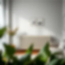 Stylish radiator cover enhancing living space aesthetics