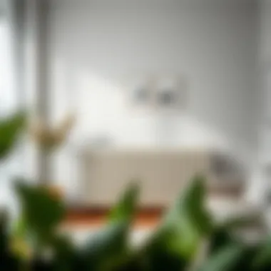 Stylish Radiator Cover in Modern Interior Stylish radiator cover enhancing living space aesthetics