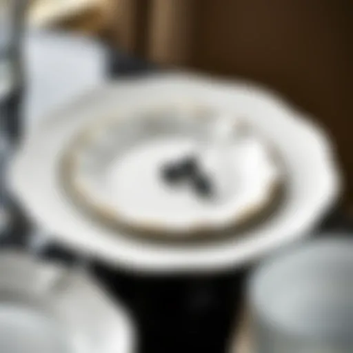 Elegant Karaca dinner plates showcasing contemporary design