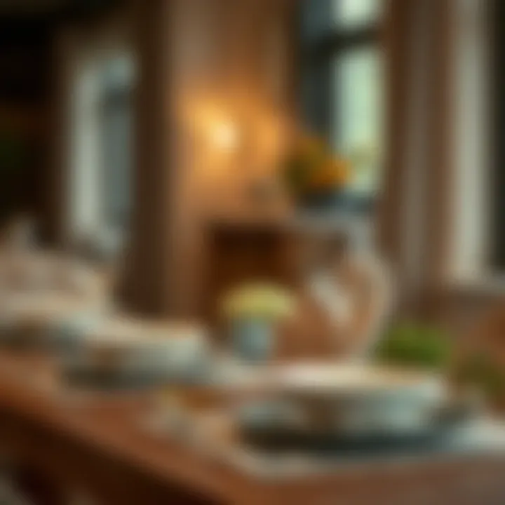 Stylish Table Setting with Karaca Dinner Plates Stylish table setting featuring Karaca dinner plates