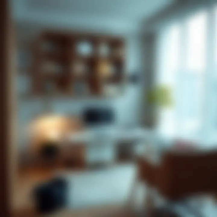 A well-organized home office with Kelebek furniture