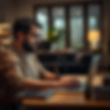 A customer tracking their Kelebek order on a laptop